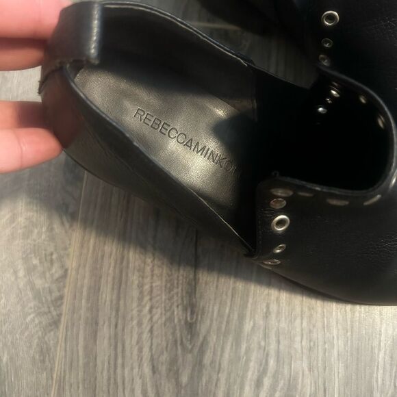 Rebecca Minkoff Black Leather Boots - Picture 2 of 8
